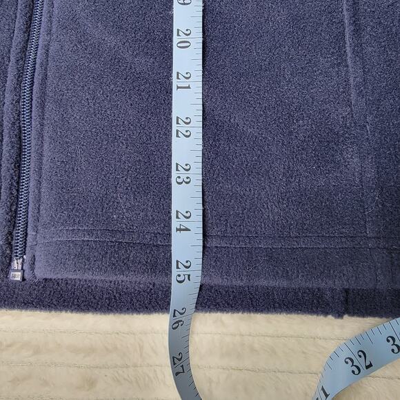 Core 365 Women’s Fleece Vest XL Navy Full Zip Sleeveless Chimerix Logo NWT - Picture 7 of 9